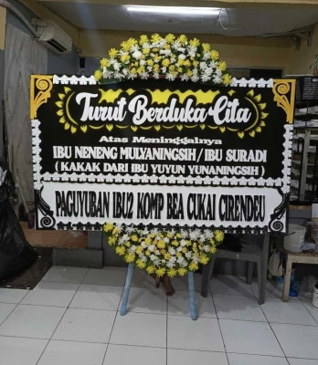 Papan Bunga di Pasirjengkol Majalaya